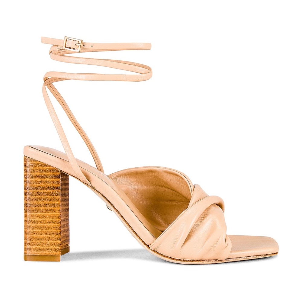 Raye Tan Strappy Heels Size 7.5